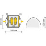 Палатка TALBERG GAZA 2, зелёный 4623721539701